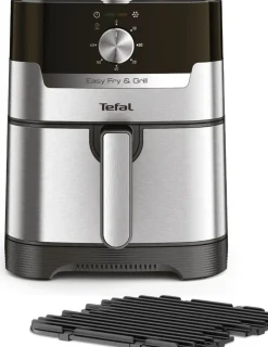 Frytkownica beztłuszczowa, Tefal Easy Fry&Grill EY501D, pojemność 4,6 l, funkcja grilla, Air Fryer