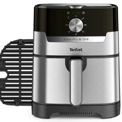Frytkownica beztłuszczowa, Tefal Easy Fry&Grill EY501D, pojemność 4,6 l, funkcja grilla, Air Fryer