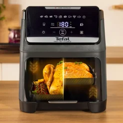 Frytkownica beztłuszczowa, TEFAL Easy Fry Silence EY846H, cicha, pojemność 7 l, Air Fryer