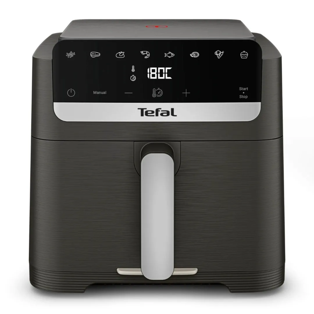 Frytkownica beztłuszczowa, Tefal Easy Fry Mega EY866H, pojemność 7,5 l, panel dotykowy, Air Fryer