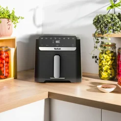 Frytkownica beztłuszczowa, Tefal Easy Fry Mega EY866H, pojemność 7,5 l, panel dotykowy, Air Fryer