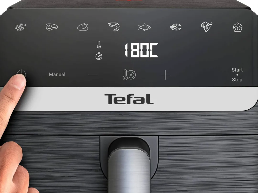Frytkownica beztłuszczowa, Tefal Easy Fry Mega EY866H, pojemność 7,5 l, panel dotykowy, Air Fryer
