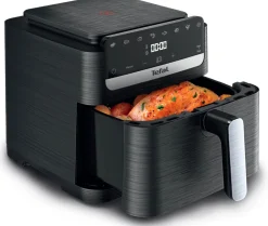 Frytkownica beztłuszczowa, Tefal Easy Fry Mega EY8618E0, pojemność 7,5 l, panel dotykowy, Air Fryer