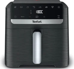 Frytkownica beztłuszczowa, Tefal Easy Fry Mega EY8618E0, pojemność 7,5 l, panel dotykowy, Air Fryer