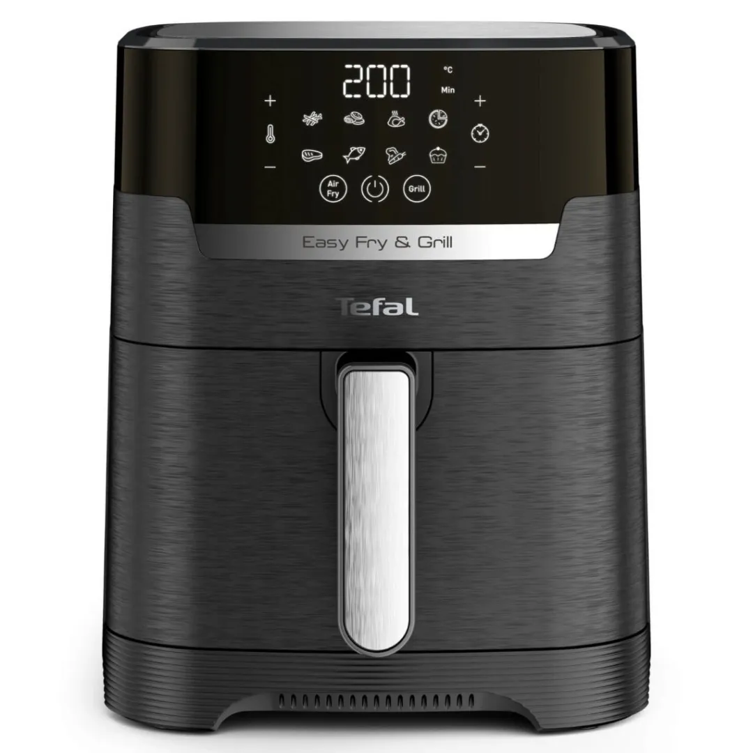 Frytkownica beztłuszczowa, Tefal Easy Fry&Grill EY5058, pojemność 4,2 l, funkcja grilla, Air Fryer