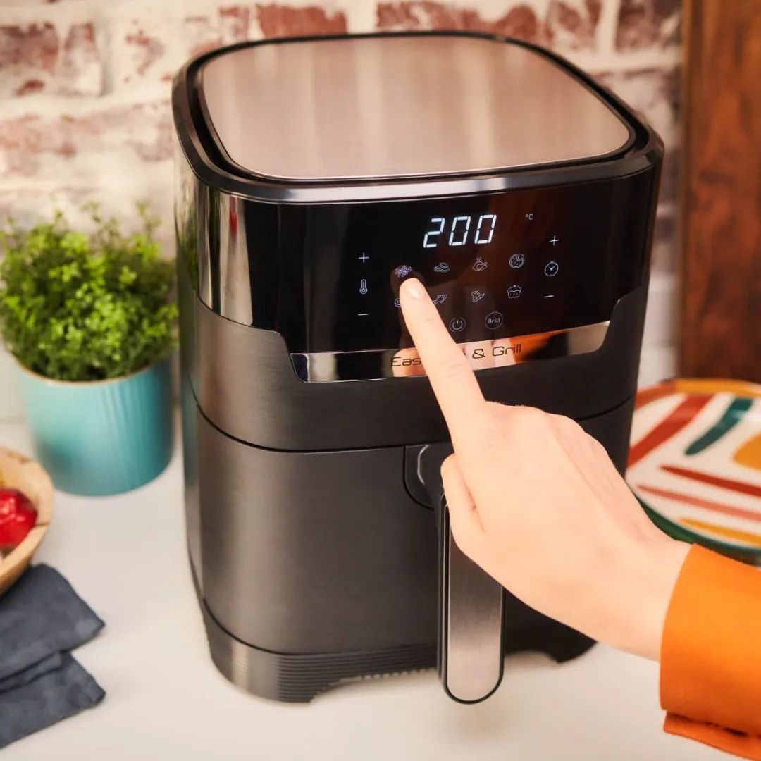 Frytkownica beztłuszczowa, Tefal Easy Fry&Grill EY5058, pojemność 4,2 l, funkcja grilla, Air Fryer