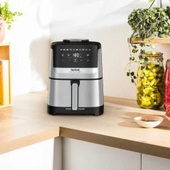 Frytkownica beztłuszczowa, Tefal Easy Fry Silence EY552D, cicha, pojemność 5 l, Air Fryer