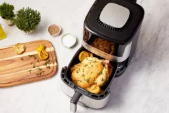 Frytkownica beztłuszczowa, Tefal Easy Fry Silence EY552D, cicha, pojemność 5 l, Air Fryer