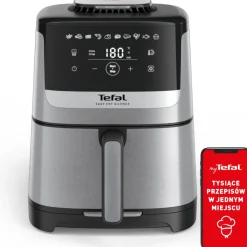 Frytkownica beztłuszczowa, Tefal Easy Fry Silence EY552D, cicha, pojemność 5 l, Air Fryer
