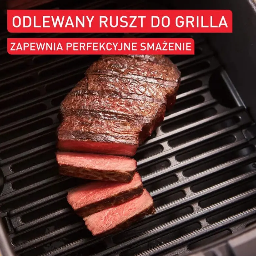 Frytkownica beztłuszczowa, Tefal Easy Fry Silence EY552D, cicha, pojemność 5 l, Air Fryer