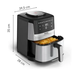 Frytkownica beztłuszczowa, Tefal Easy Fry Silence EY552D, cicha, pojemność 5 l, Air Fryer