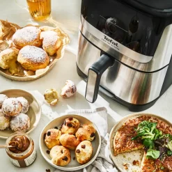 Frytkownica beztłuszczowa, Tefal Easy Fry Silence EY552D, cicha, pojemność 5 l, Air Fryer