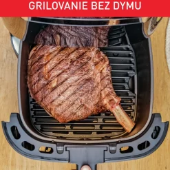 Frytkownica beztłuszczowa, Tefal Easy Fry&Grill XXL EY801D, pojemność 6,5 l, funkcja grilla, Air Fryer