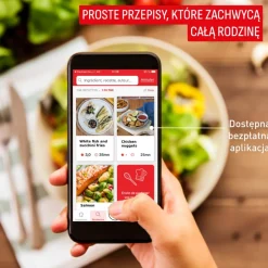 Frytkownica beztłuszczowa, Tefal Easy Fry&Grill XXL EY801D, pojemność 6,5 l, funkcja grilla, Air Fryer