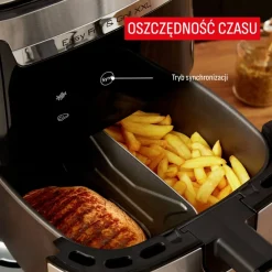 Frytkownica beztłuszczowa, Tefal Easy Fry&Grill XXL EY801D, pojemność 6,5 l, funkcja grilla, Air Fryer
