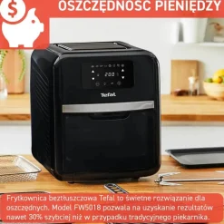 Frytkownica beztłuszczowa Tefal Easy Fry Oven&Grill FW5018, 3w1, pojemność 11 l, Air Fryer