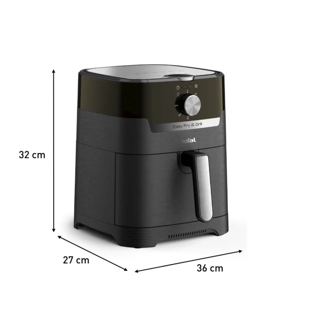 Frytkownica beztłuszczowa, Tefal Easy Fry&Grill EY5018, pojemność 4,6 l, Air Fryer