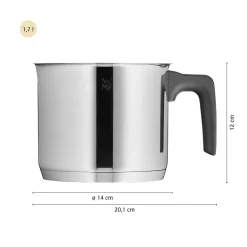 Garnek do gotowania mleka WMF Devil 1,7l stalowy 14cm indukcja