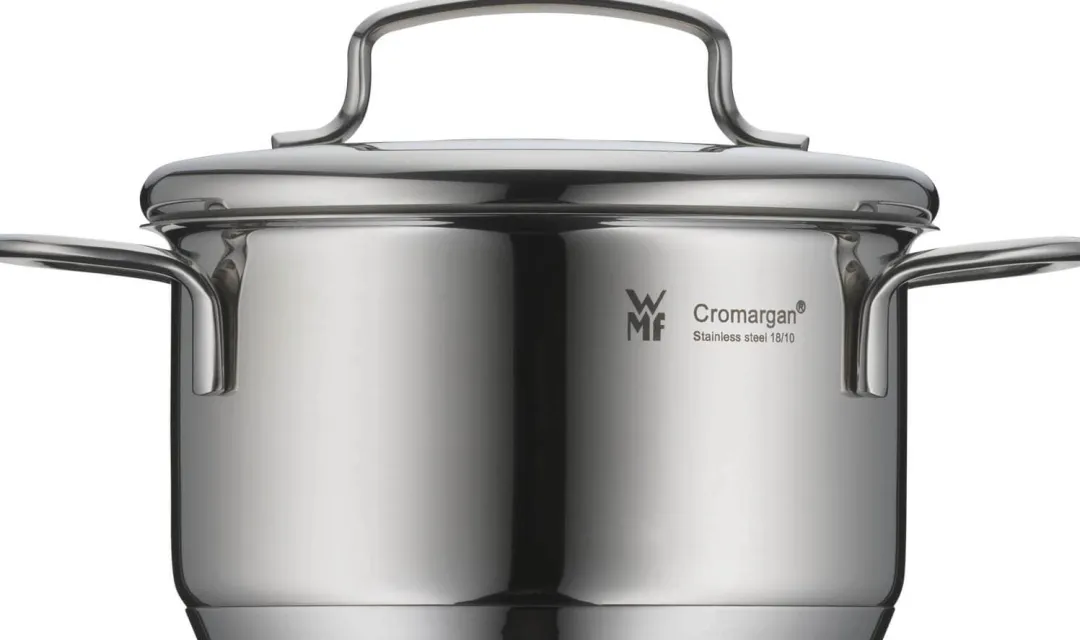 Garnek stalowy z pokrywką WMF Mini 12 cm 700 ml