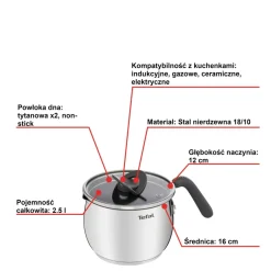 Garnek wielofunkcyjny TEFAL Opti'Space G7371795