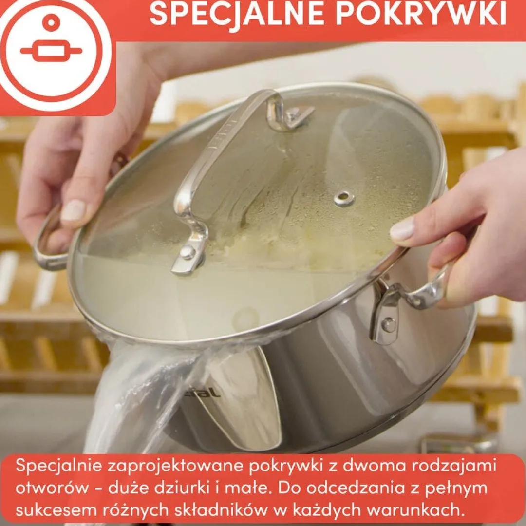 Garnek wysoki, Tefal Duetto+, 10L, 28cm