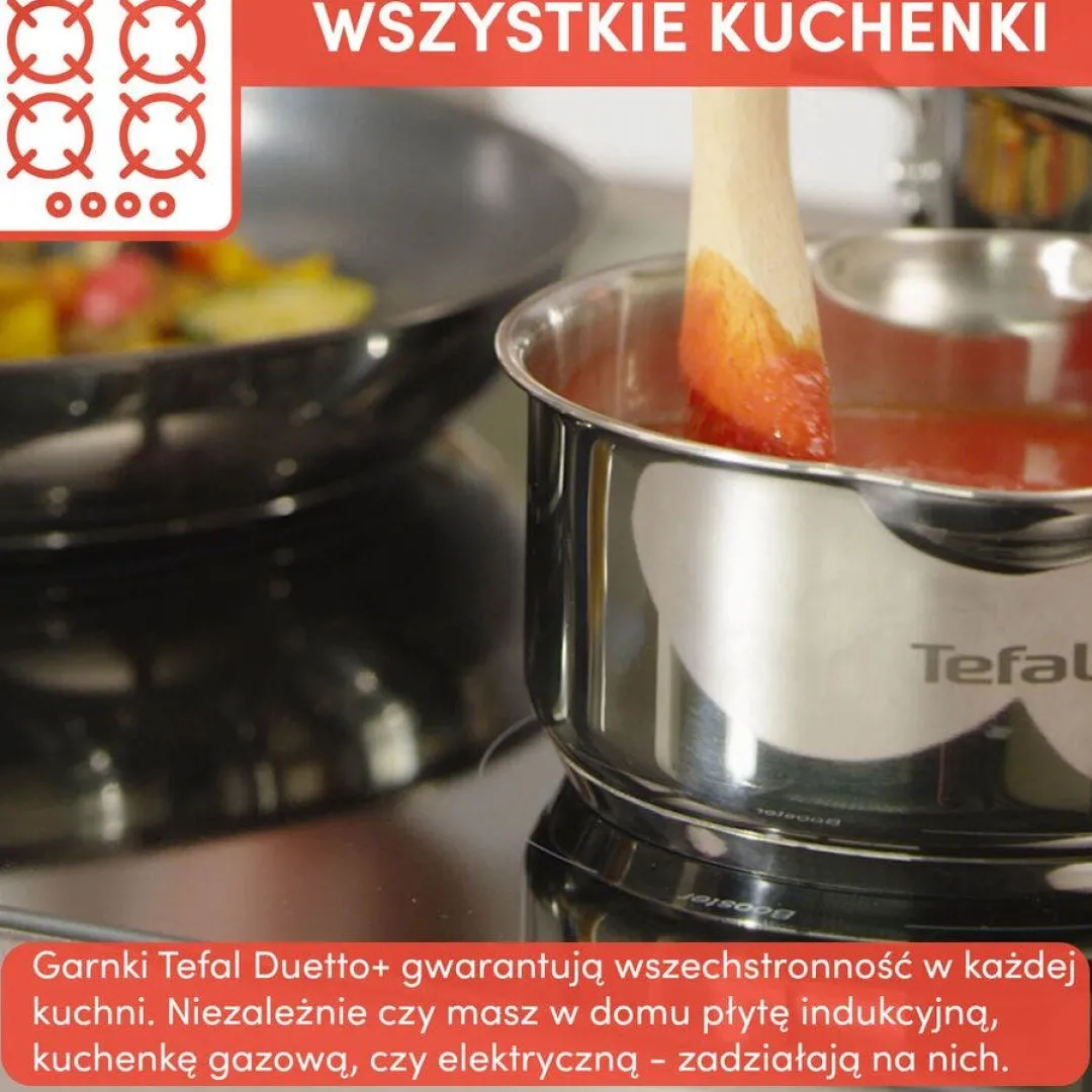 Garnek wysoki, Tefal Duetto+, 10L, 28cm