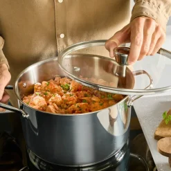Garnek wysoki z pokrywką TEFAL Emotion+ 7,7 l 26 cm