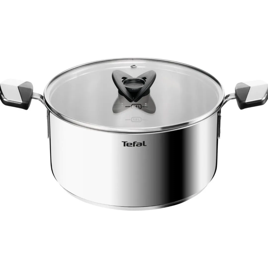 Garnek z pokrywką TEFAL Emotion+ 5,7 l 24 cm