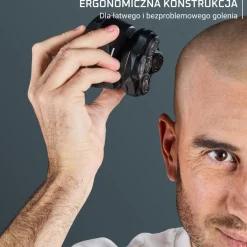 Golarka do głowy, Rowenta GentleBald, 5 głowic golących, ostrza tytanowe