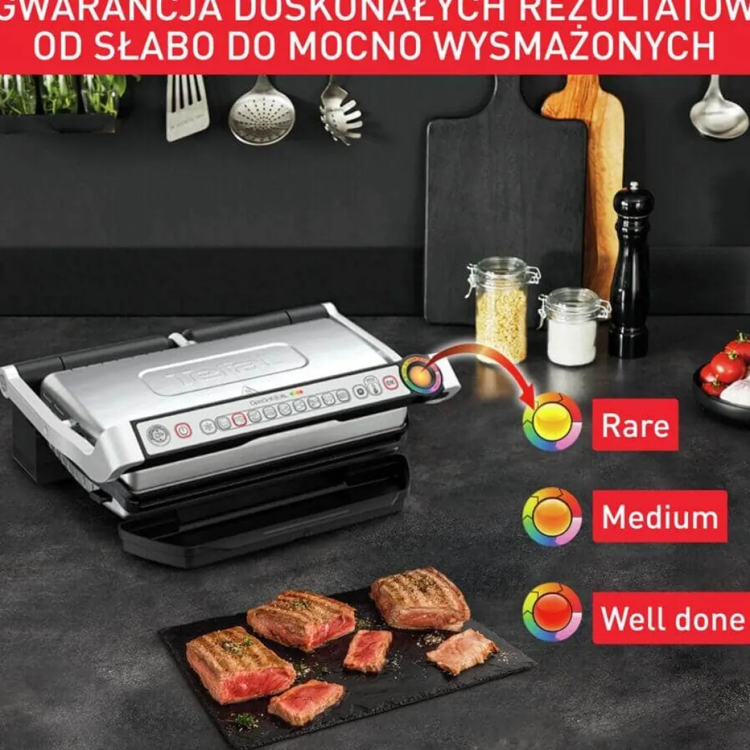 Grill elektryczny TEFAL OPTIGRILL+ SNACKING&BAKING XL GC724D