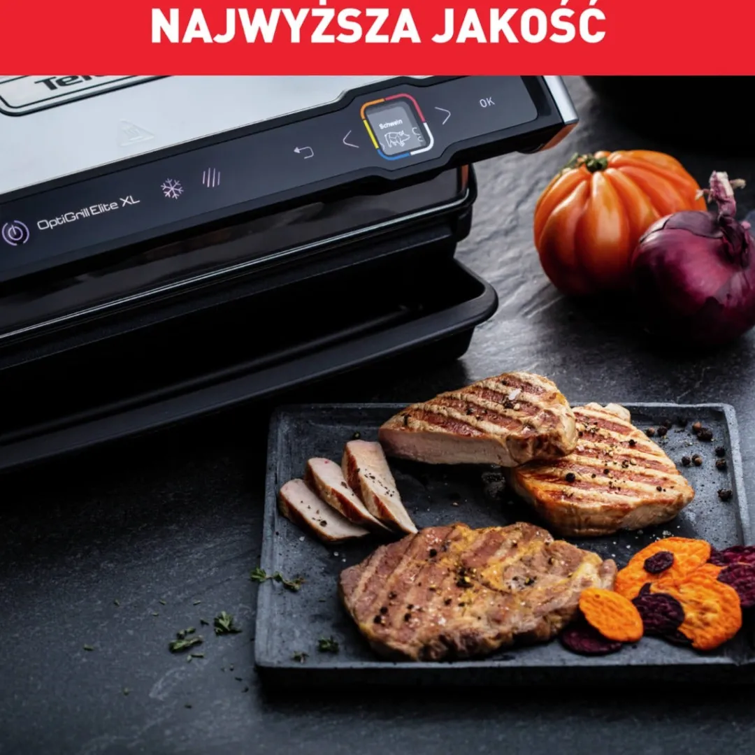 Grill elektryczny TEFAL OPTIGRILL ELITE XL GC760D