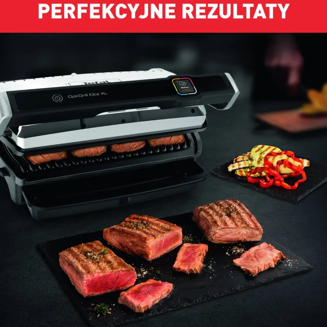 Grill elektryczny TEFAL OPTIGRILL ELITE XL GC760D