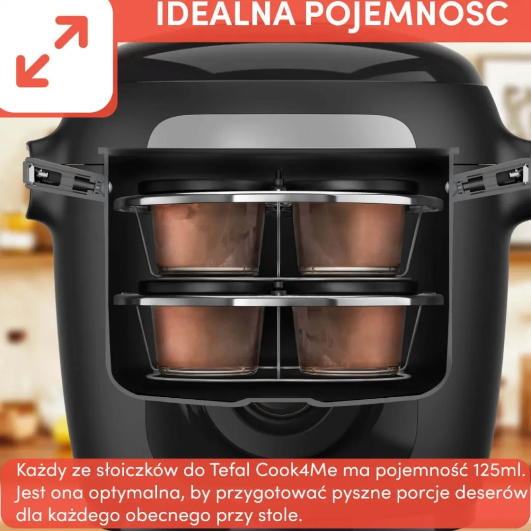 Komplet słoików do Tefal Cook4Me (8 sztuk) XA6140