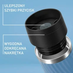Kubek termiczny TEFAL Classic Twist 0.36L niebieski