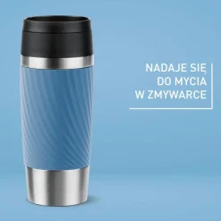 Kubek termiczny TEFAL Classic Twist 0.36L niebieski