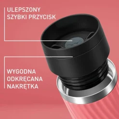 Kubek termiczny TEFAL Classic Twist 0.36L różowy