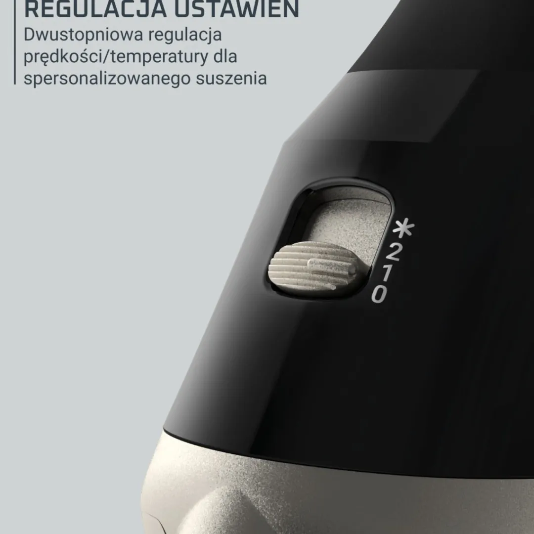 Lokówko-suszarka Rowenta Brush Activ, koncentrator, czarna