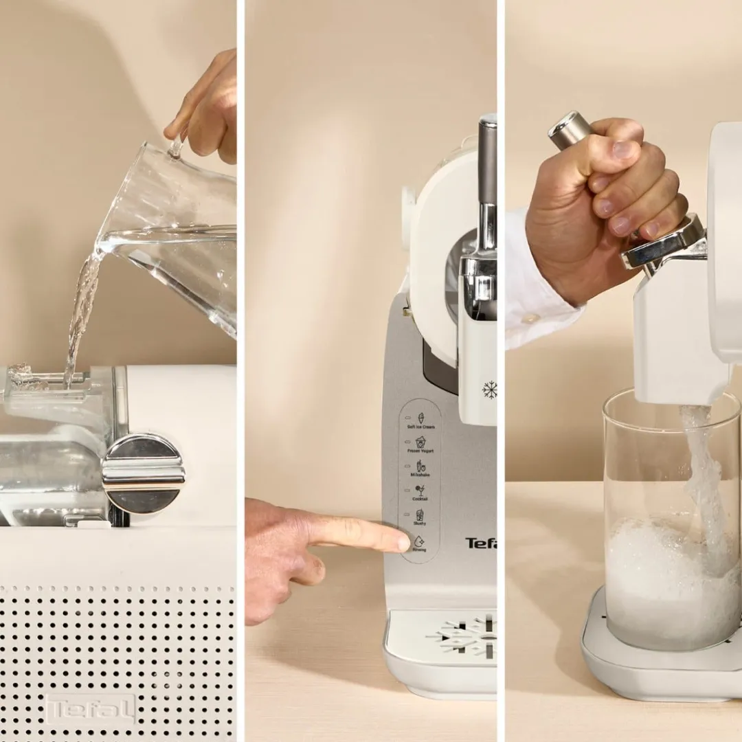 Maszyna do robienia lodów TEFAL Freezi IG803AE0, lody włoskie w 30 minut