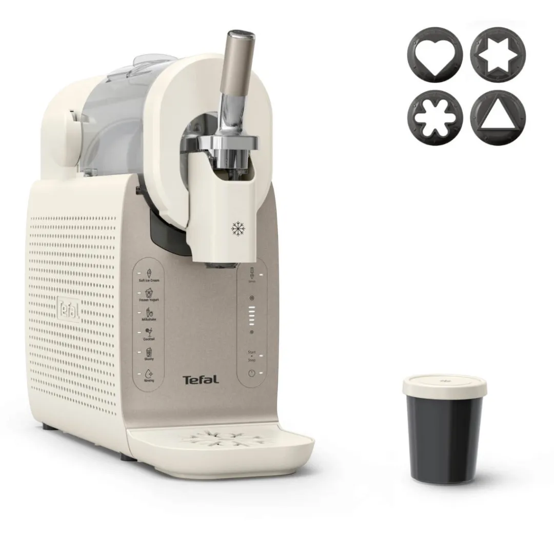 Maszyna do robienia lodów TEFAL Freezi IG803AE0, lody włoskie w 30 minut