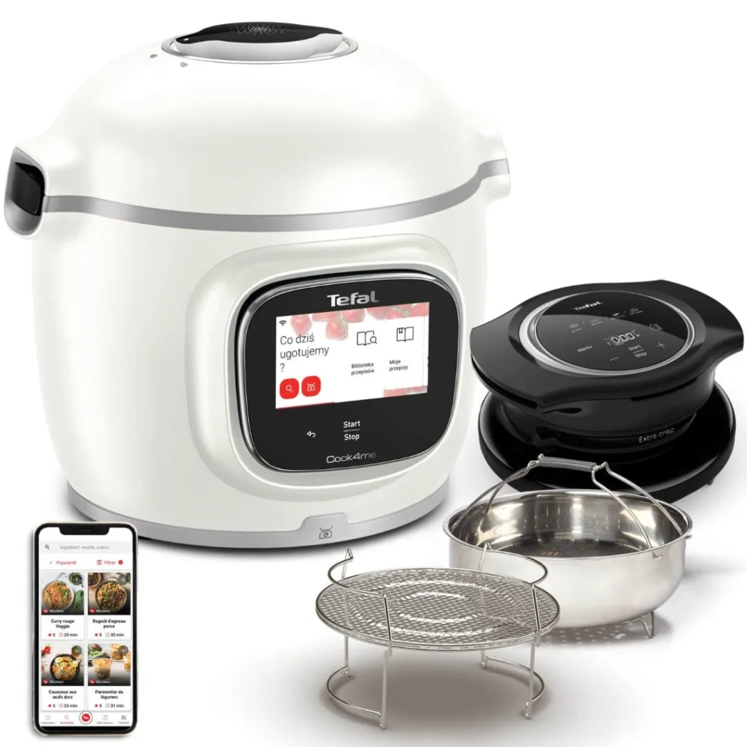 Multicooker Tefal Cook4Me z pokrywą do zapiekania