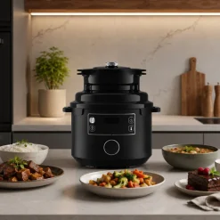 Multicooker TEFAL Turbo Cuisine CY75X z pokrywą do zapiekania