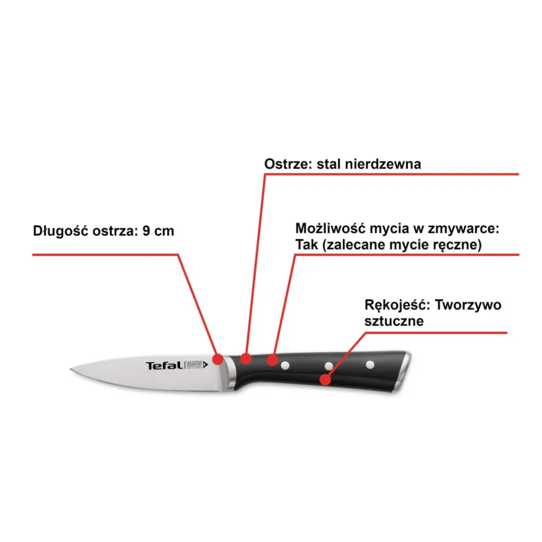 Nóż do obierania TEFAL ICE FORCE 9 cm