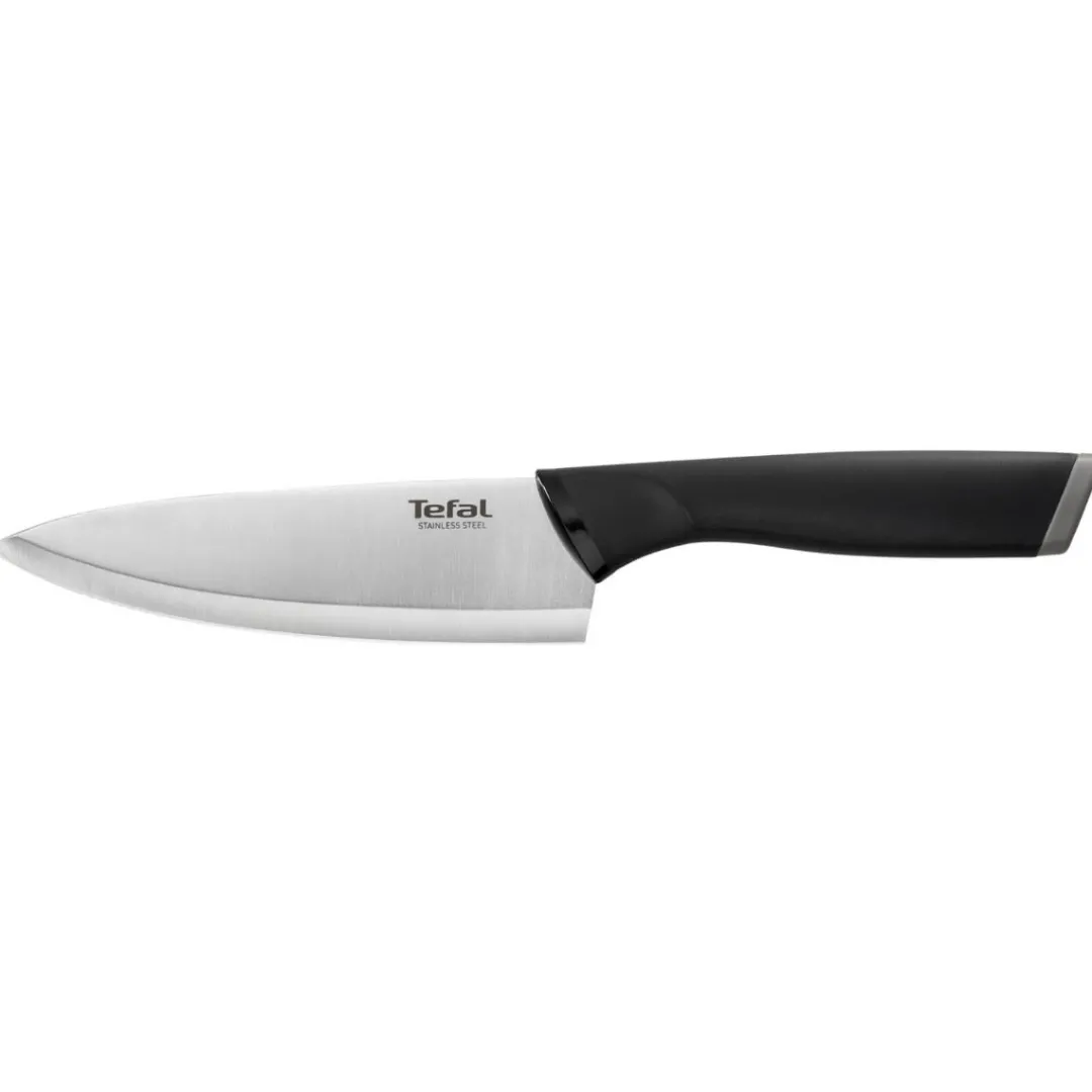 Noże ze stali nierdzewnej Comfort TEFAL 9/12/15cm + ostrzałka Essential