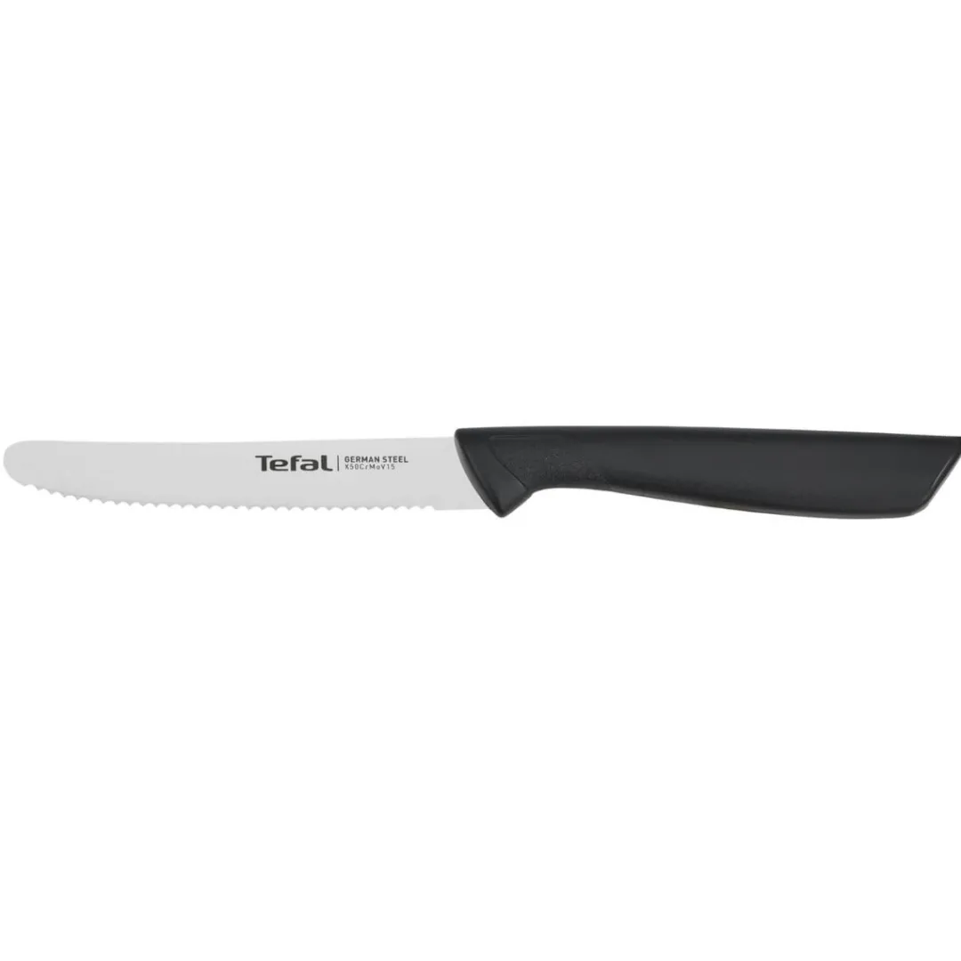 Nóż uniwersalny TEFAL COLORFOOD 10 cm czarny