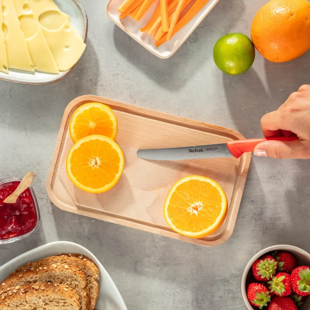 Nóż uniwersalny TEFAL COLORFOOD 10 cm pomarańczowy