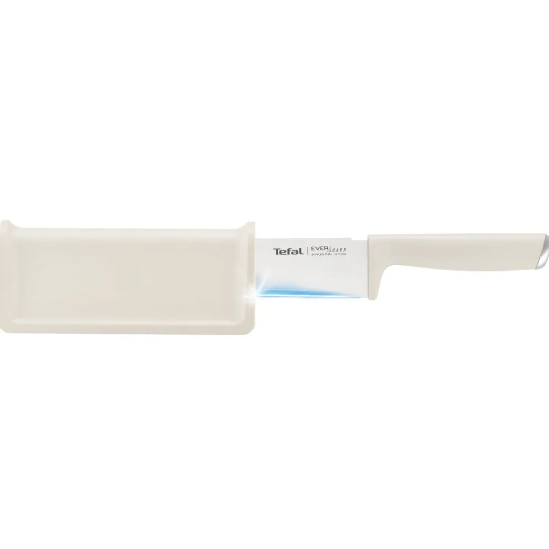 Nóż ze stali nierdzewnej TEFAL EverSharp Daily + ostrzałka 16,5cm