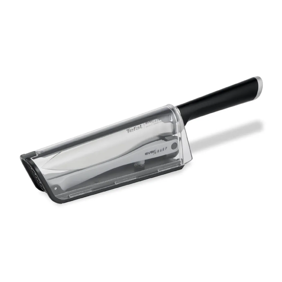 Nóż ze stali nierdzewnej TEFAL EverSharp + ostrzałka