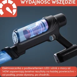 Odkurzacz bezprzewodowy, Tefal X-Pert 7.60, 140 W, 45 min, lekki