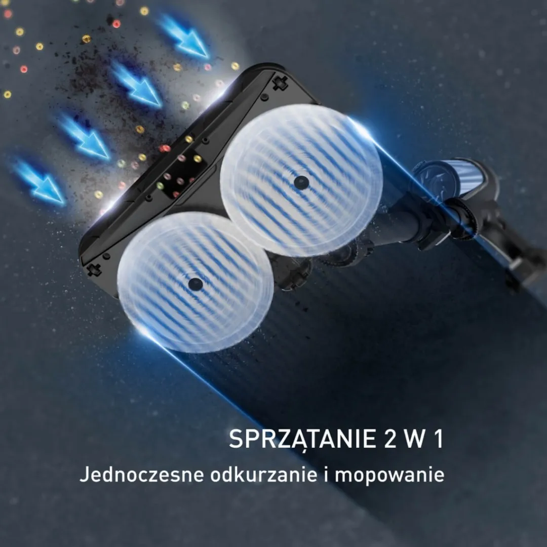 Odkurzacz bezprzewodowy, Tefal X-Force Flex 14.80, 240 AW, 120 min, mopowanie