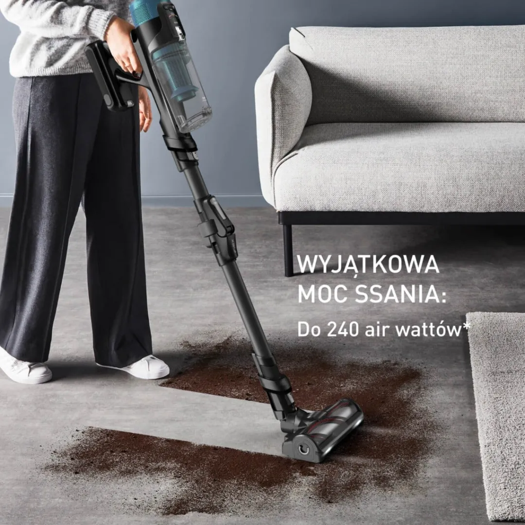 Odkurzacz bezprzewodowy, Tefal X-Force Flex 14.80, 240 AW, 120 min, mopowanie